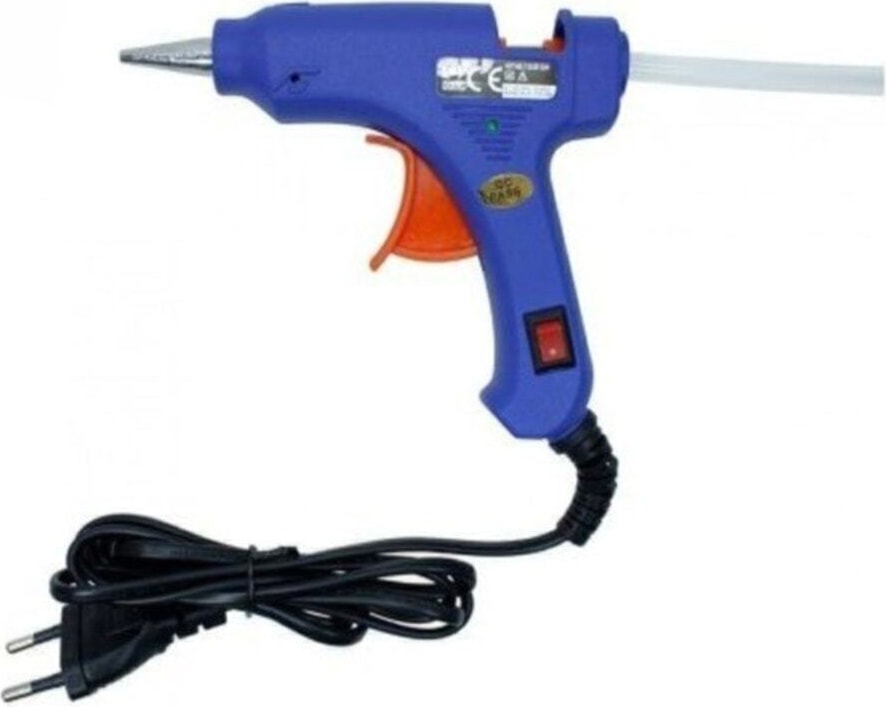 20 Watt Sıcak Silikon Mum Tabancası On/ Off Tuşsuz - 1 Adet – Silikon Tabancası