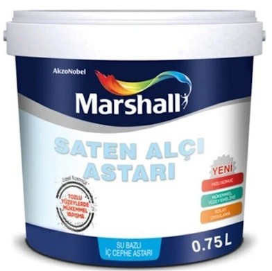 Marshall Saten Alçı Astarı 4 lt