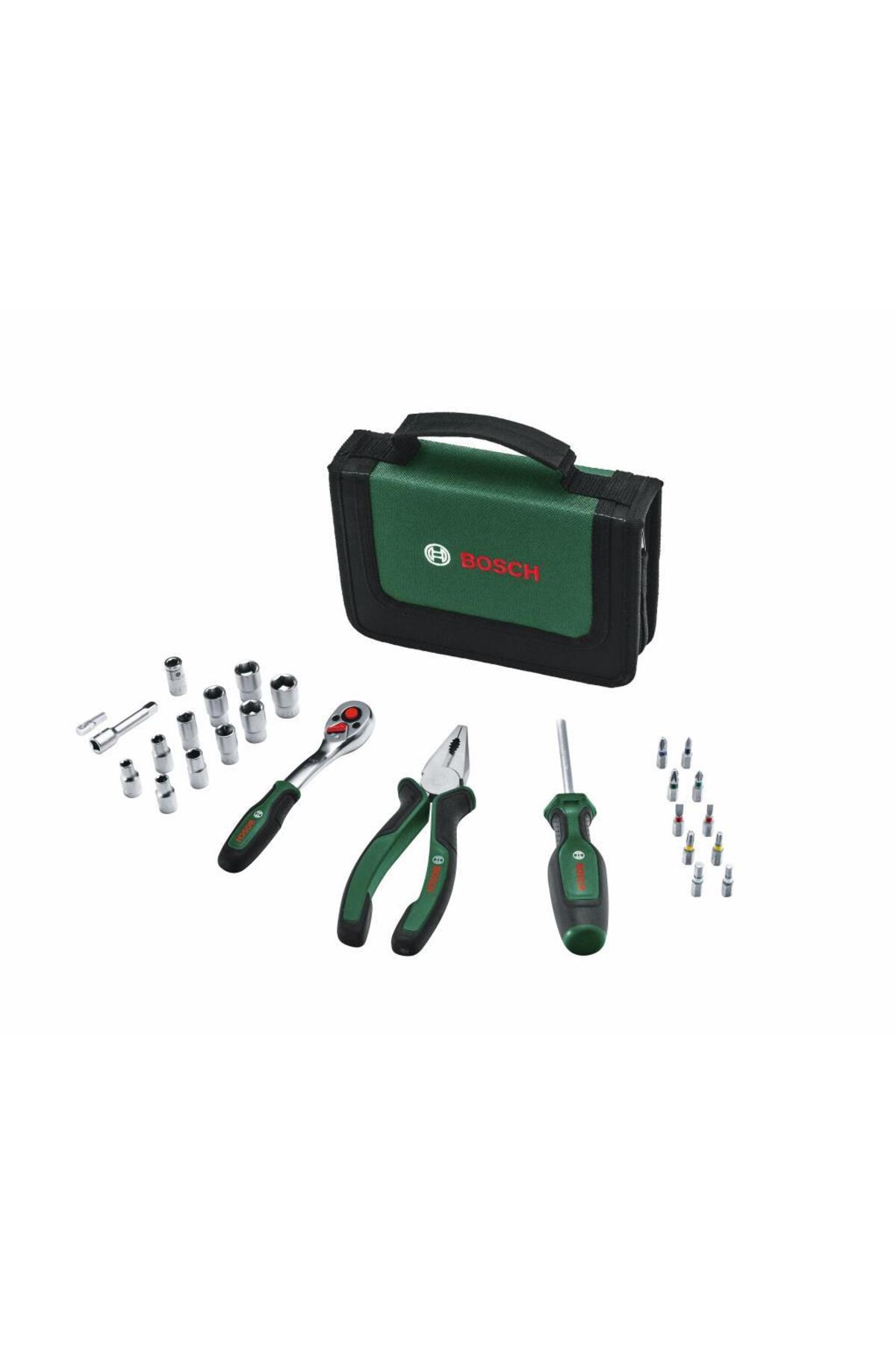 BOSCH Home and Garden Taşınabilir El Aleti Seti 26 Parça - 1600A02BY2