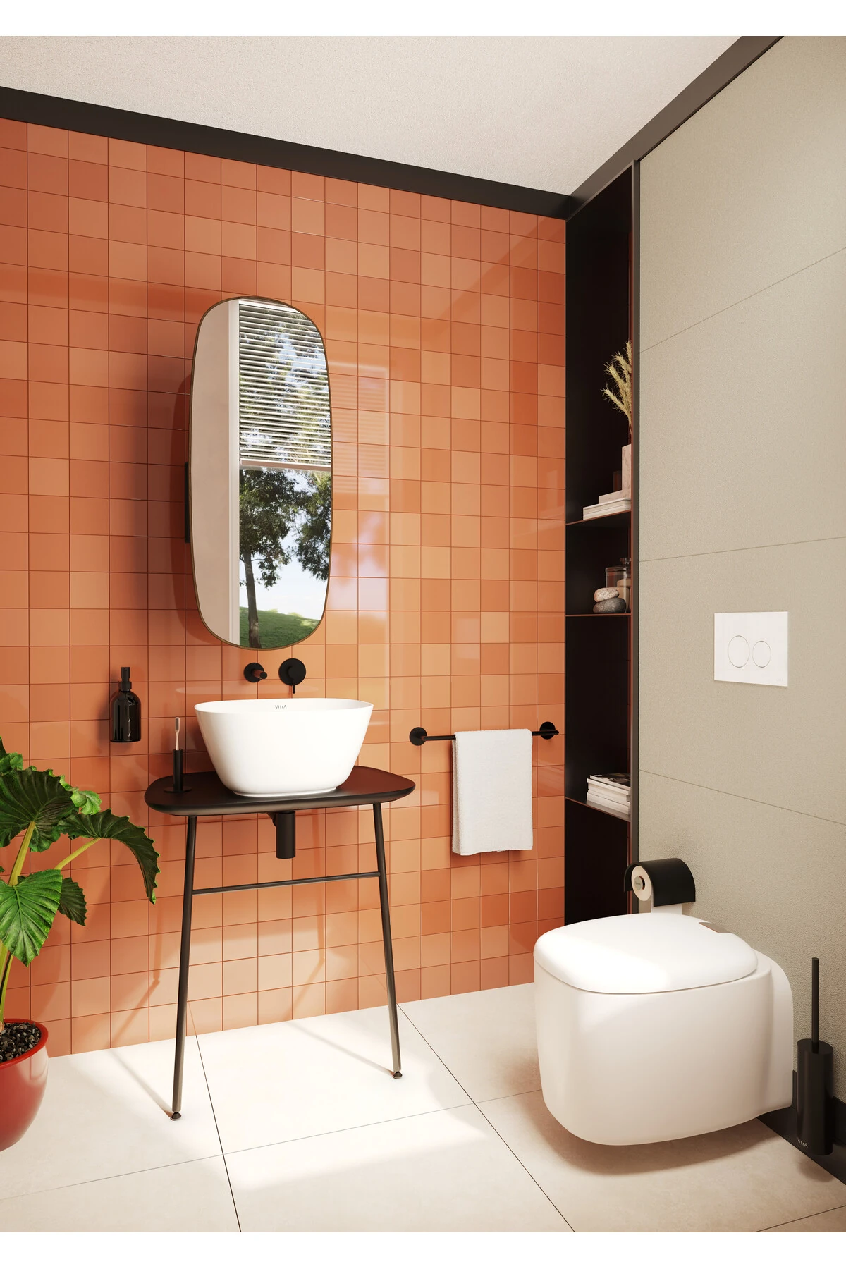 Plural 7830b401-0090 Rim-ex Asma Klozet, 55 Cm, Mat Beyaz