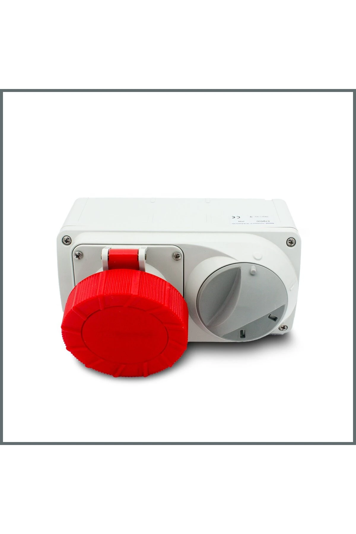 Sıva Üstü Endüstriyel Anahtarlı Priz 32a Cee (IP55) 400v (YATAY) 3p N T H:6