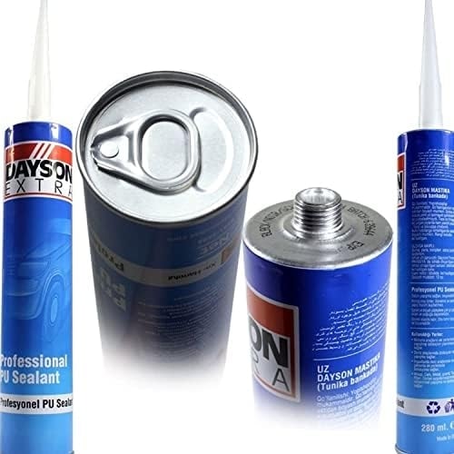 Poliüretan Pu Mastik Siyah Genel Amaçlı Silikon 280 ml