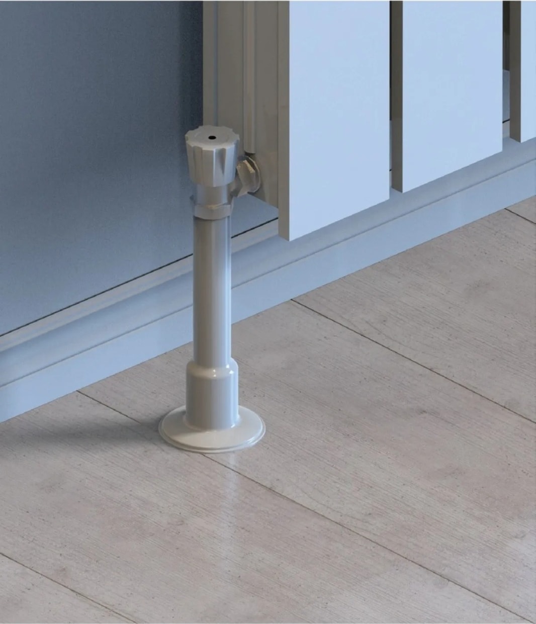 Petek Radyatör Boru Gizleme Ayağı Tekli Petek Aksesuarı 17 cm Beyaz ( 10 Adet )