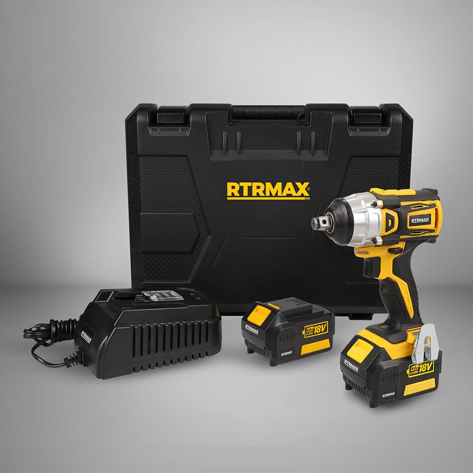 RTX2028 Darbeli Somun Sıkma 18V 4AH Çift Akülü Kömürsüz