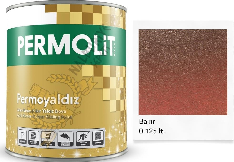 Isıya Dayanıklı Dekoratif Yaldız Boya Bakır 0.125 Lt.