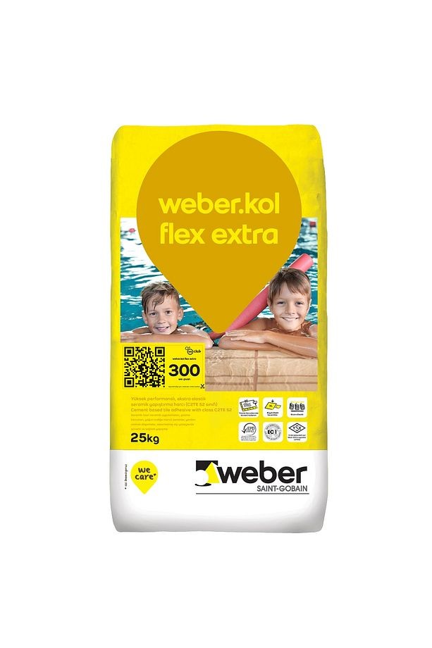 Kol Flex Extra Seramik Yapıştırma Harcı 25 Kg (gri)