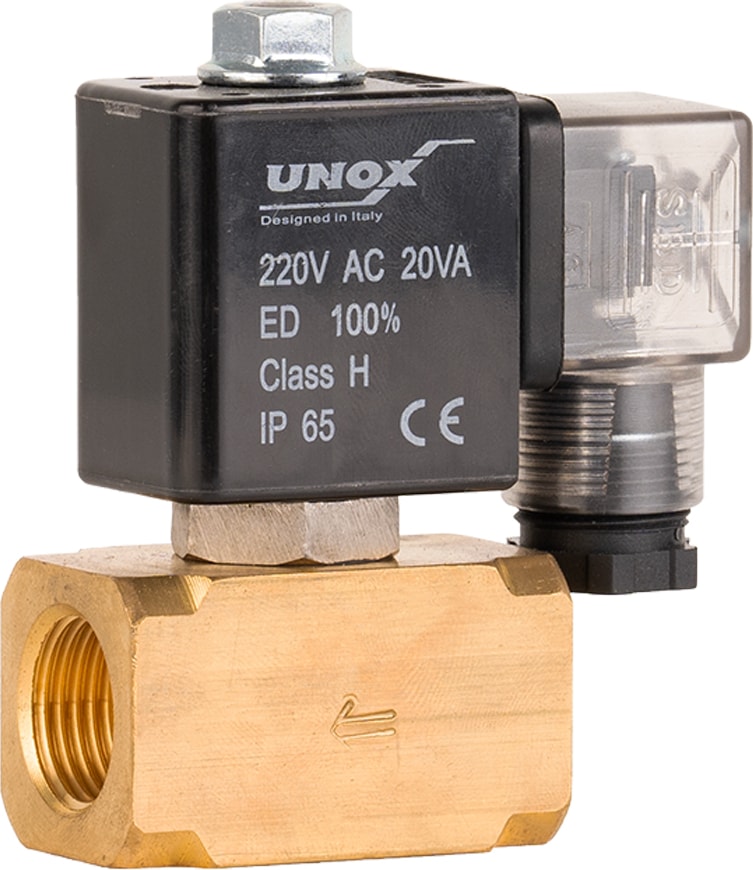 220 V AC Takoz Gövde Solenoid Valf Normalde Kapalı 1/4"(0-25 BAR)