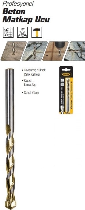 SGS Beton Matkap Ucu 9 mm