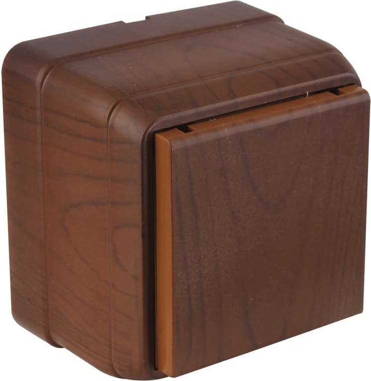 Sıva Üstü Ceviz Kapaklı Topraklı Priz