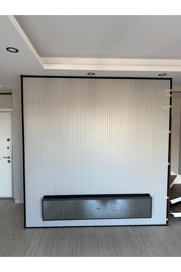 Mdf Duvar Paneli ve Duvar Lambrisi ve Vestiyer Tv Ünistesi Paneli 15X280 KURNA 6'LI