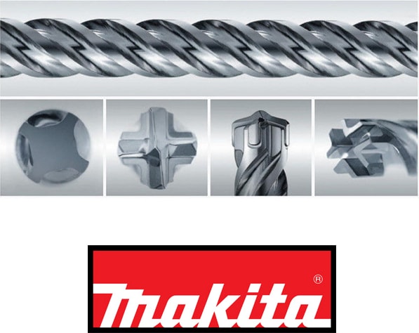 MAKİTA B-12142 Nemesis 28X250 mm 4 Elmaslı Sds Plus Matkap Ucu