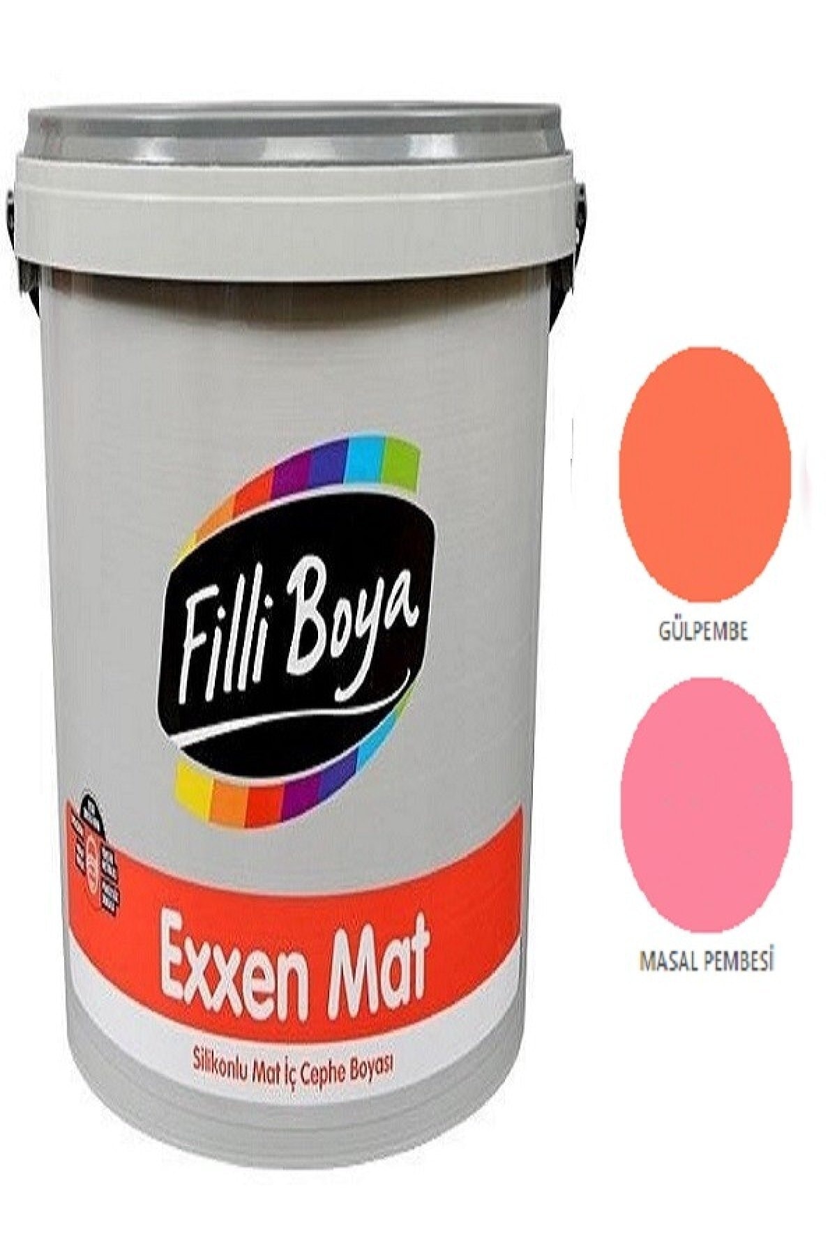Exxen Mat Silikonlu Mat Iç Cephe Boyası 7,5lt (masal Pembesi)