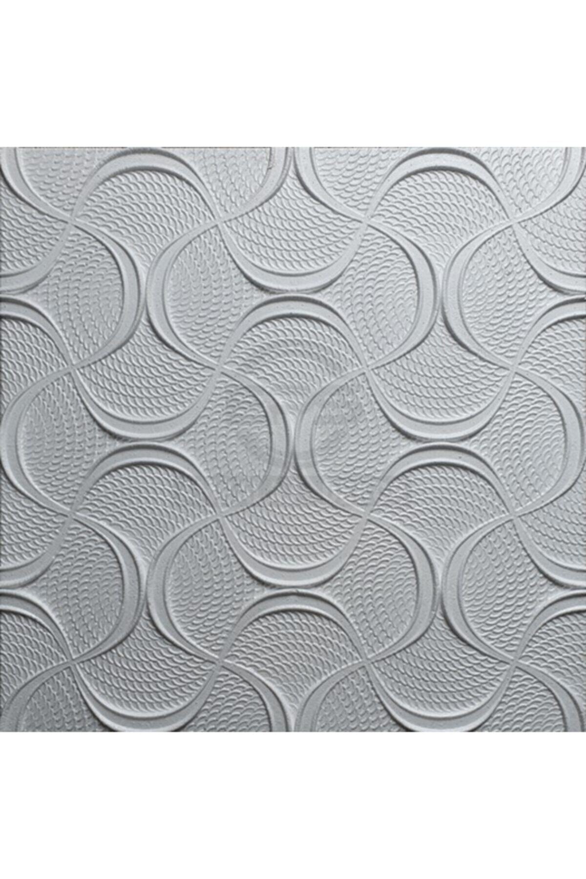 Dalga Desenli Stropiyer Dekoratif Tavan Kaplama Paneli 4 Adet - 1 M2