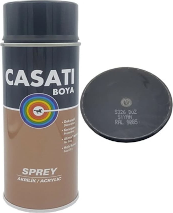 Ral 9005 Siyah Sprey Boya 0,4 L