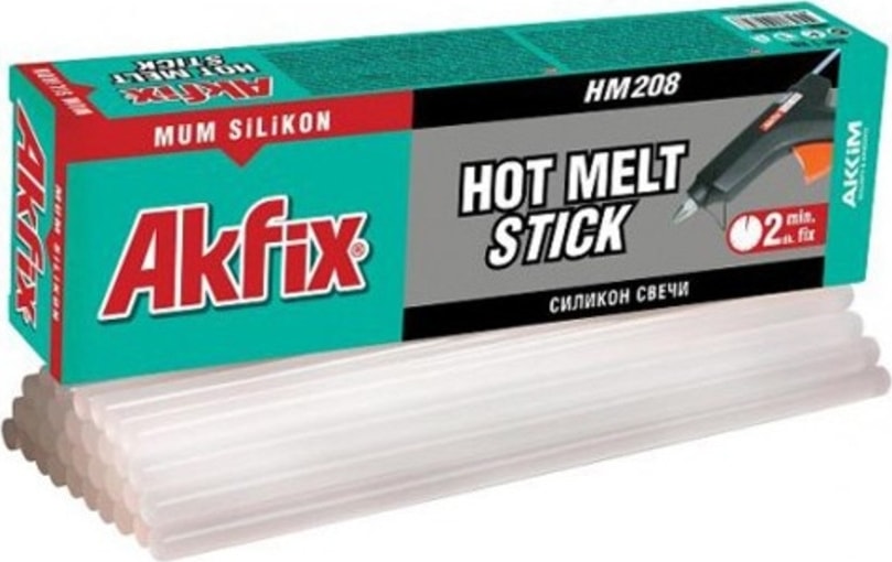 Sıcak Mum Silikon Çubuk Kalın 11.2X300 mm 1 kg (1 Paket)