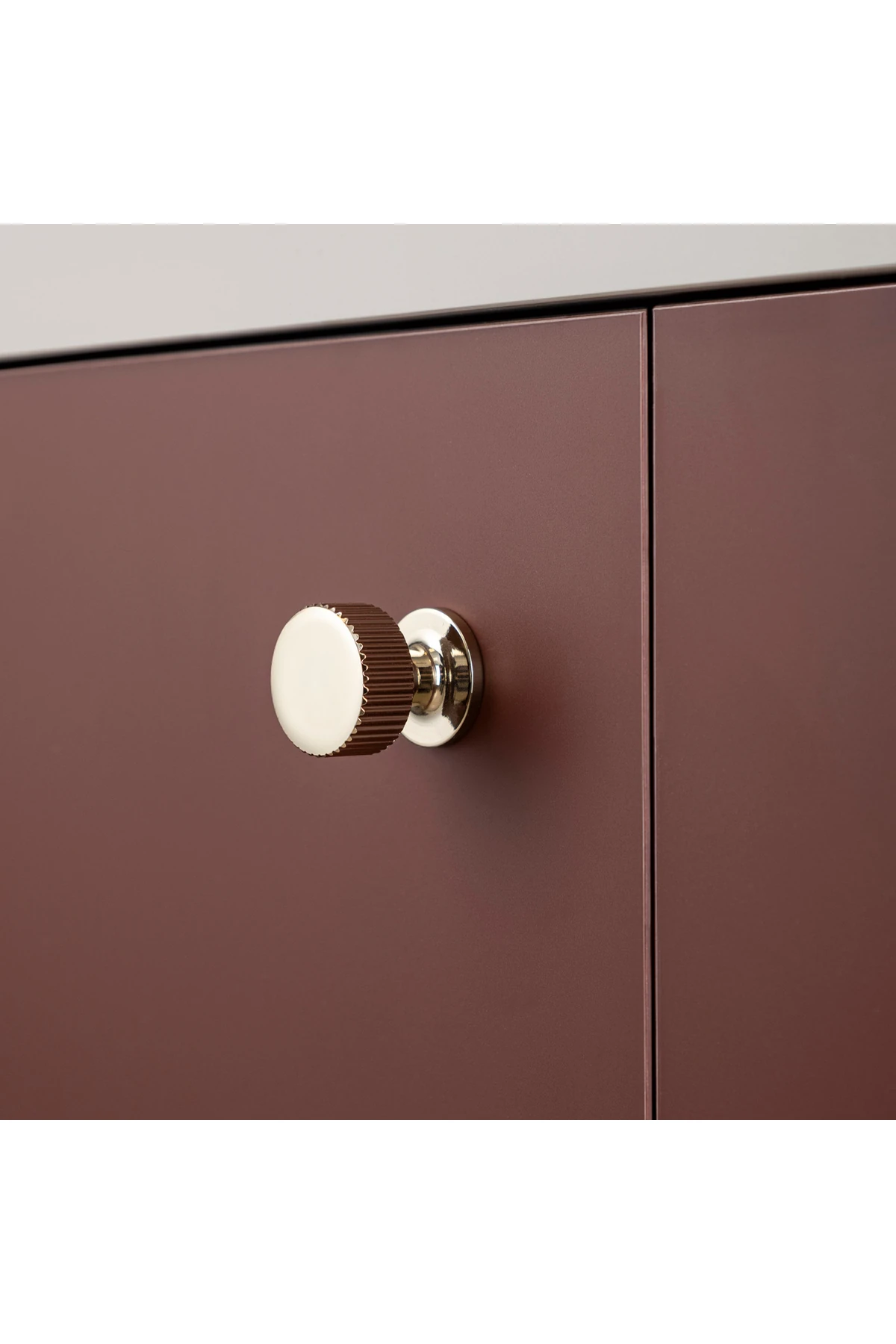 1975 Tek Delikli Kulp Antik Renk Çap 26 Mm