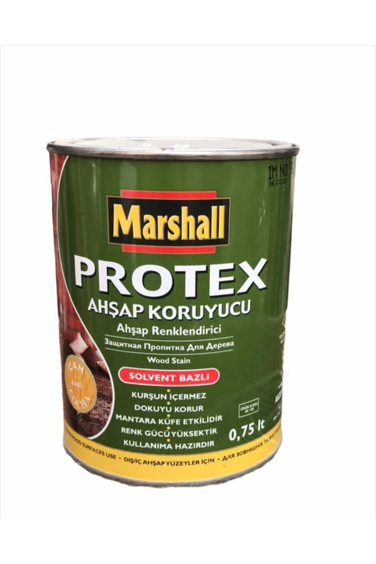 2,5 Lt. Protex Ahşap Koruyucu - Kızılağaç verniksiz Mat Görünüm Sağlar