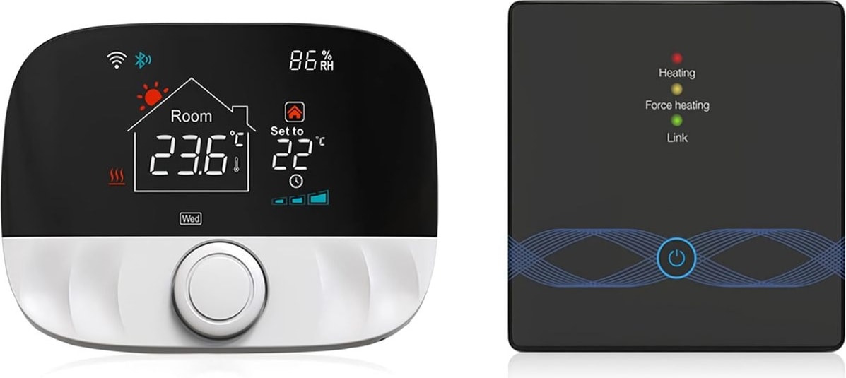 Rf Smart Tuya Destekli Uzaktan Kontrollü Programlanabilir Akıllı Termostat Boyler Kazan Bağlantısı