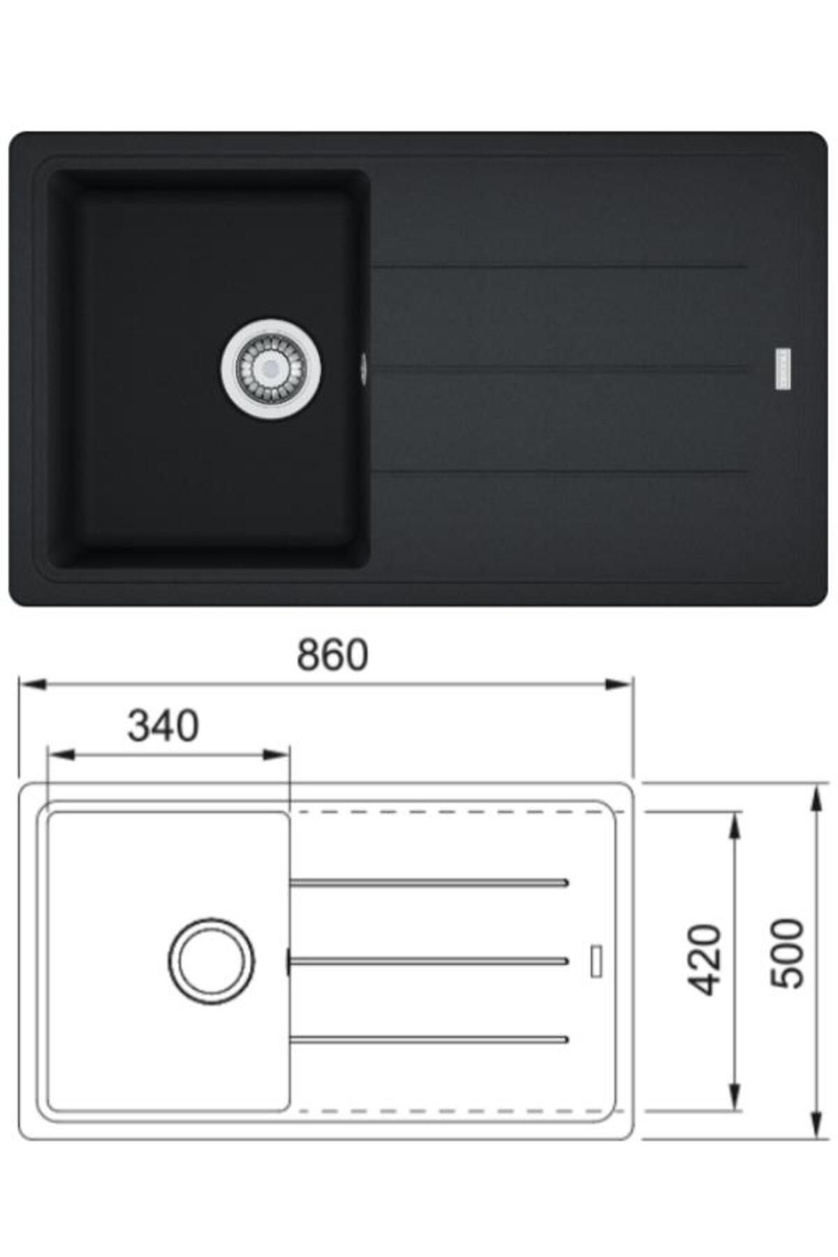 Bfg 611-86/active Plus Doccia 2.0 Eviye Armatür Seti (NERO)