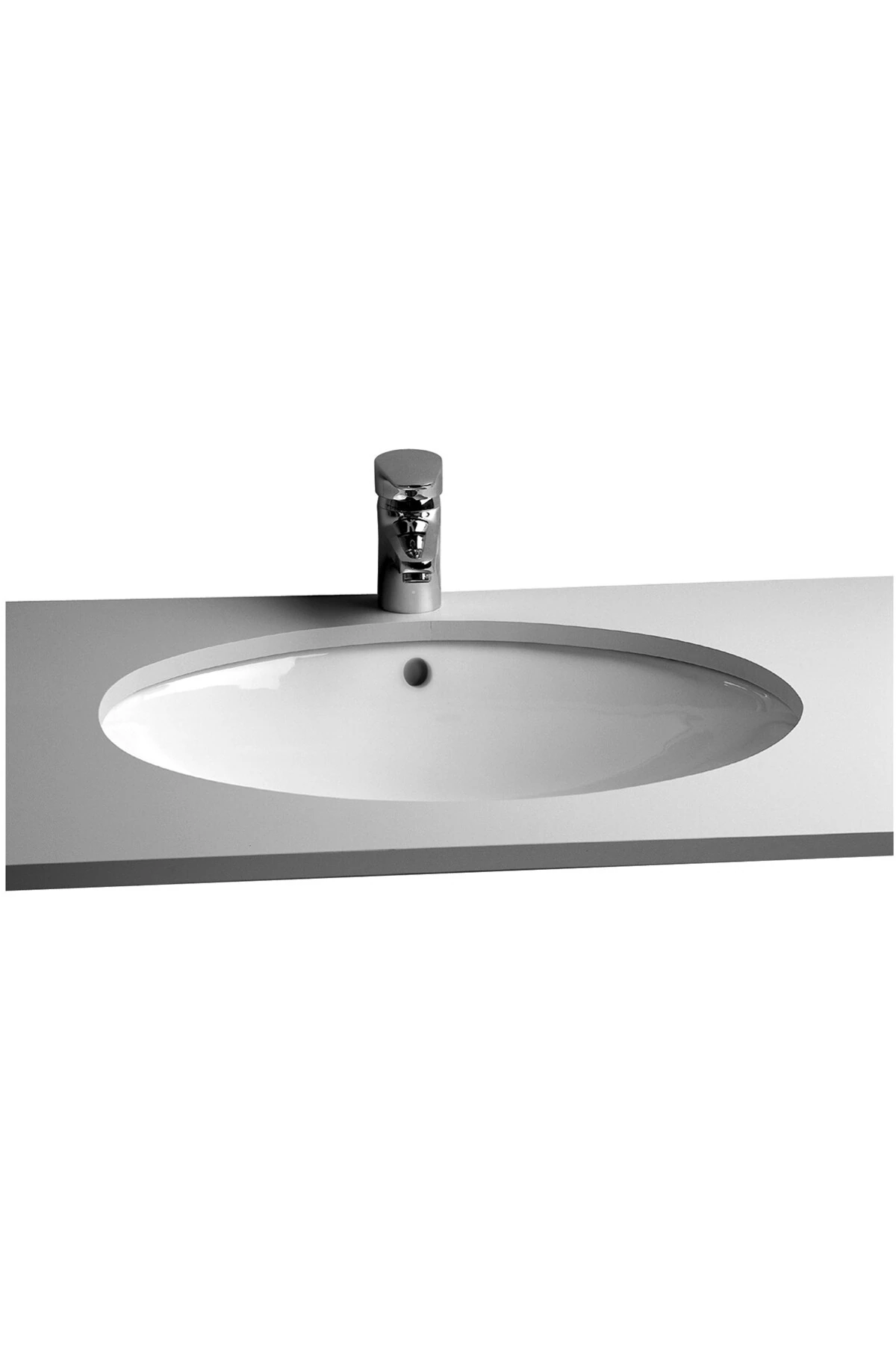S20 6069B003-0012 Tezgah Altı Lavabo, 52 cm, Beyaz