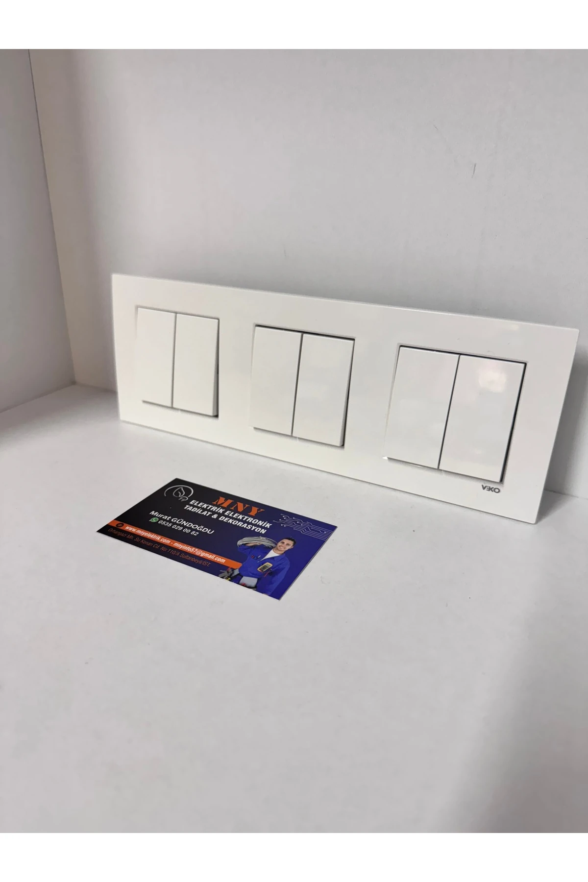 Viko karre 3 lü çerçeve set 3 -adet çiftli anahtar çerçeve dahil