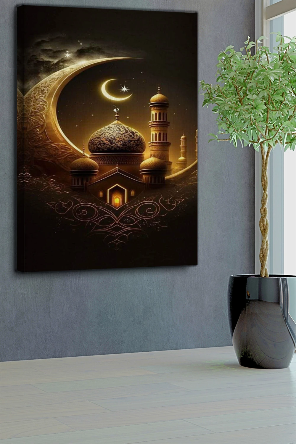 Hilal Temalı Islami Tablo-1200