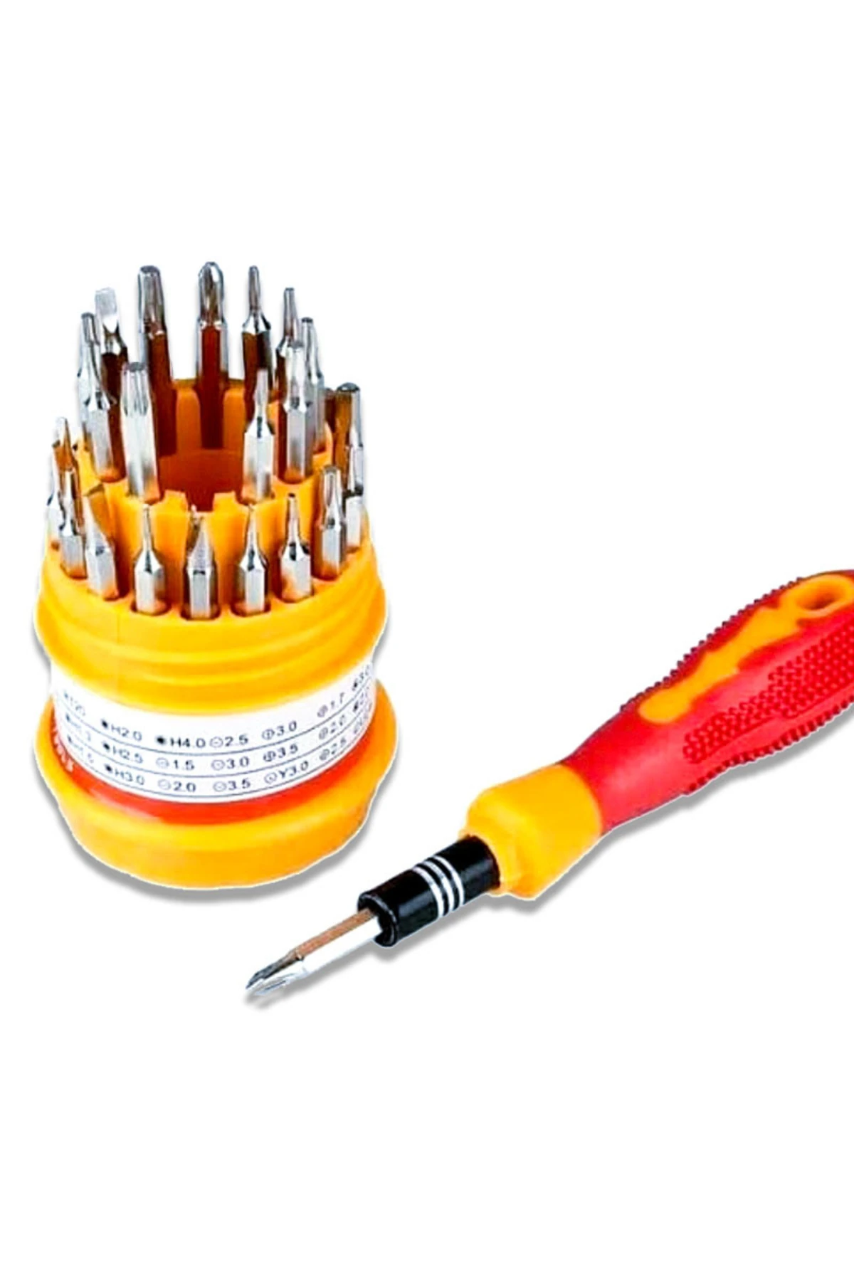 31 Parça Elektronikçi Tornavida Takımı Yıldız Düz Alyan Cep Telefonu Tamir Seti Saatçi takımı