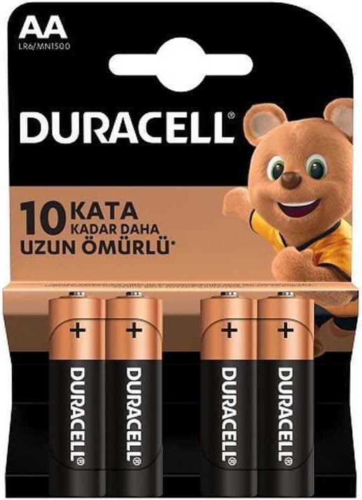 Duracell Alkalin Pil Aa 4'' Lü Paket