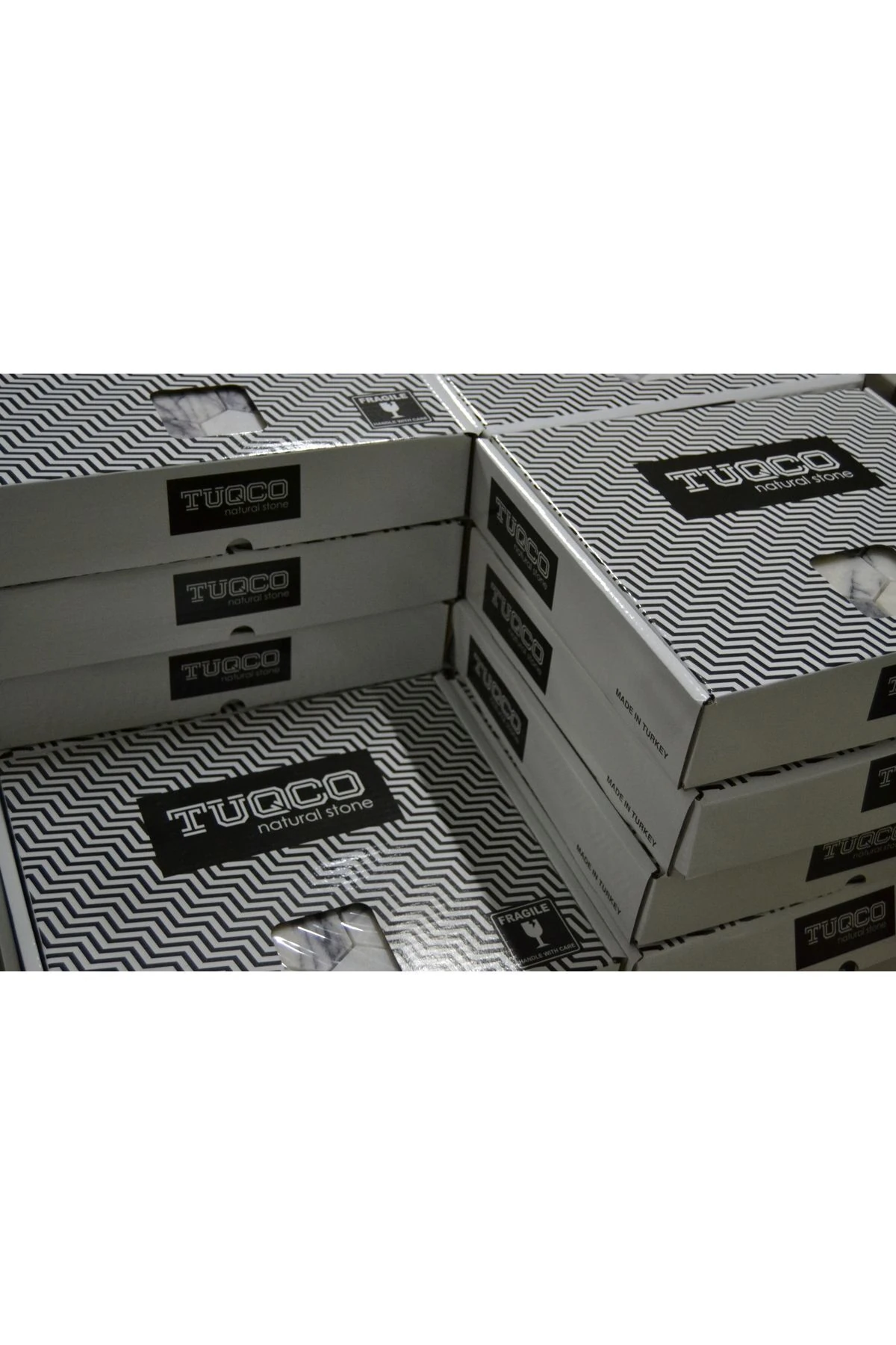 Fileli Piramit Myra Fırçalı Gerçek Mermer Mozaik Tezgah Arası Duvar Kaplama Döşeme Paneli (0,35M2)