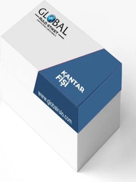 Global Kantar Fişi 6X17 3n (6000) Beyaz Veya Renkli 6 Koli
