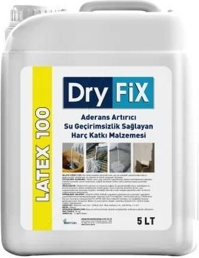 Latex 100 Aderans Arttırıcı Su Geçirimsizlik Sağlayan Harç Katkı Malzemesi 20 Lt