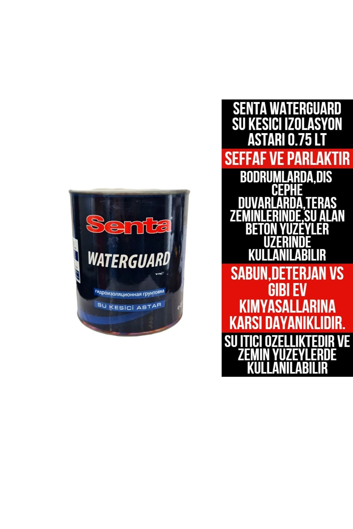 Waterguard Su Kesıcı Izolasyon Astarı 0.75 Lt