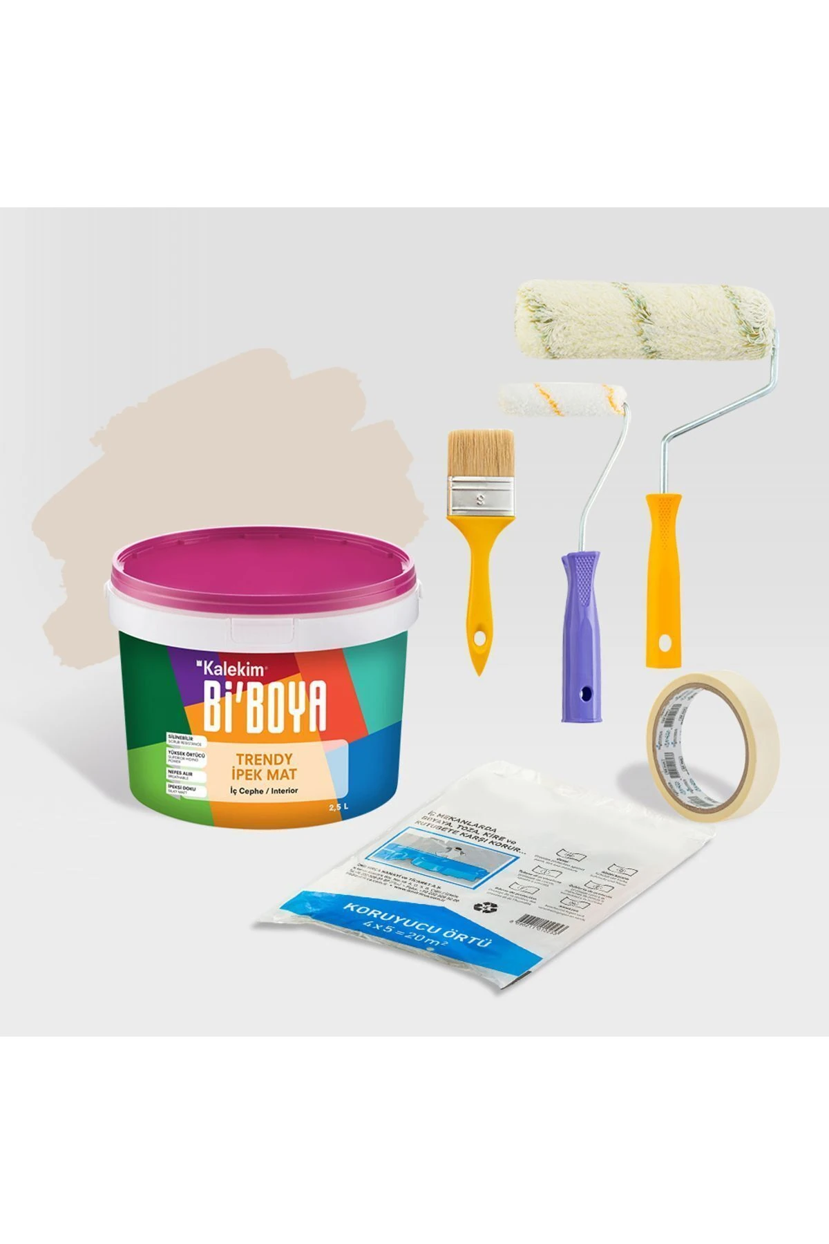 Tek Oda Boyama Seti Cappuccino