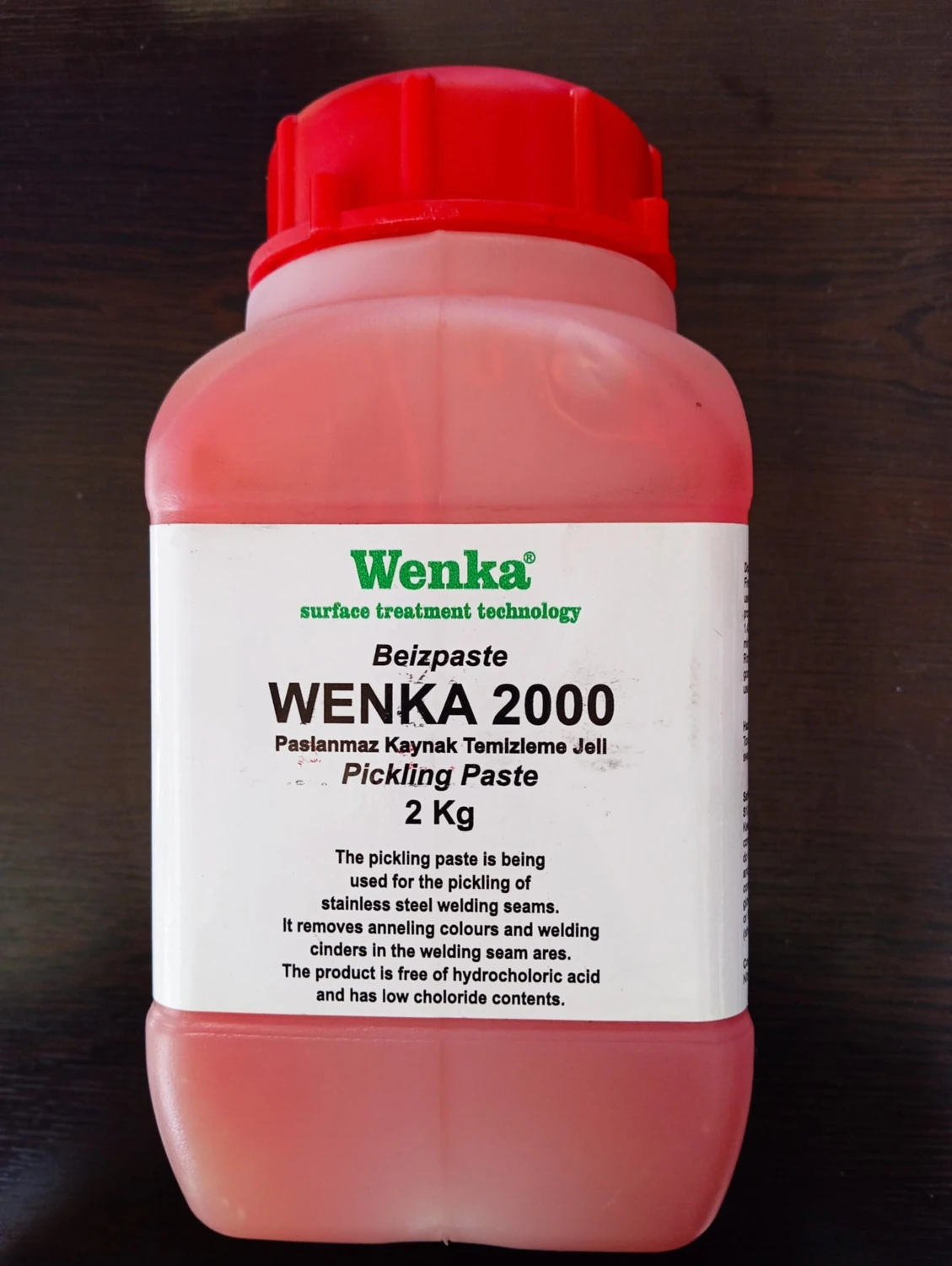 Welox Ts-K 2000 Paslanmaz Kaynak Temizleme Jeli 2 kg