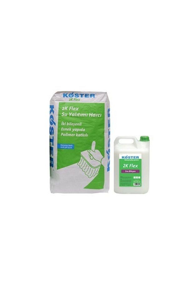 2k Flex ( 25 kg + 5 kg) Çimento Esaslı Yarı Elastik Su Yalıtım Harcı (2k)