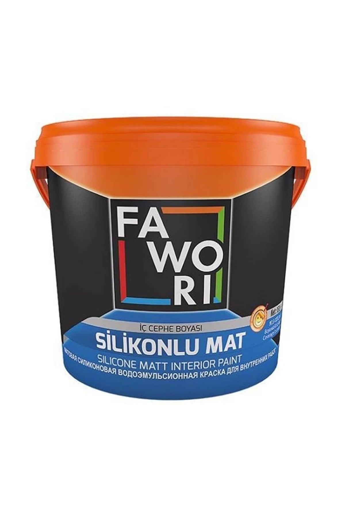 Silikonlu Mat Iç Cephe Boyası 3.5 Kg Limoni