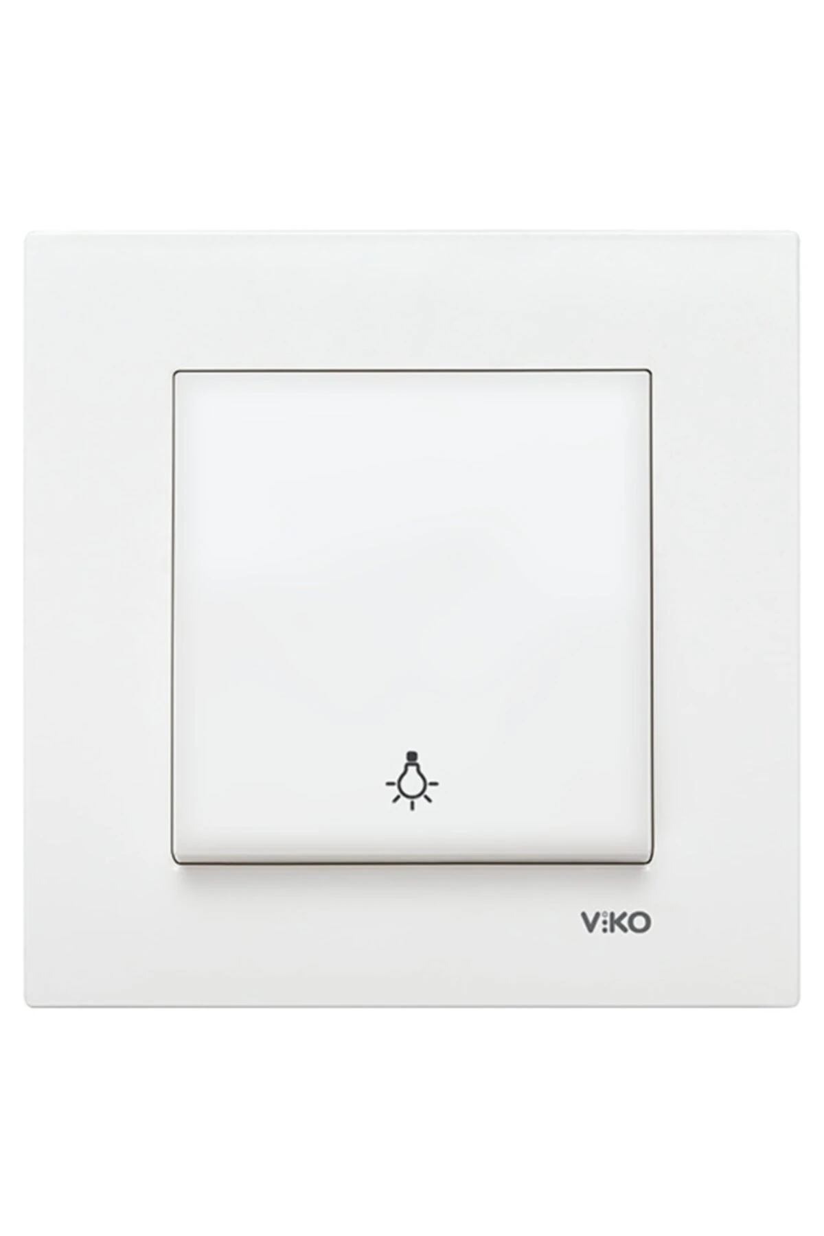 Karre Light Anahtar Çerçeveli - Beyaz