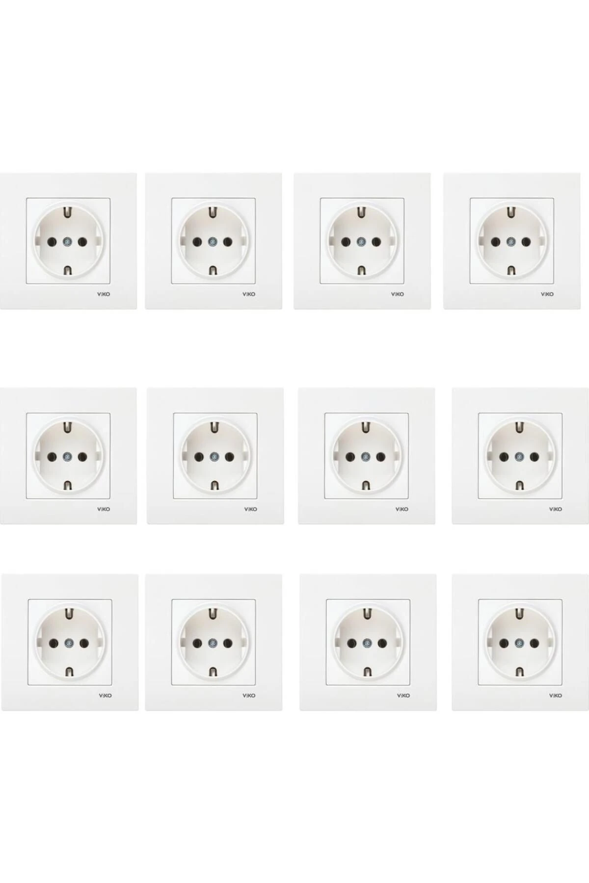 Viko Karre 12'li Topraklı Priz