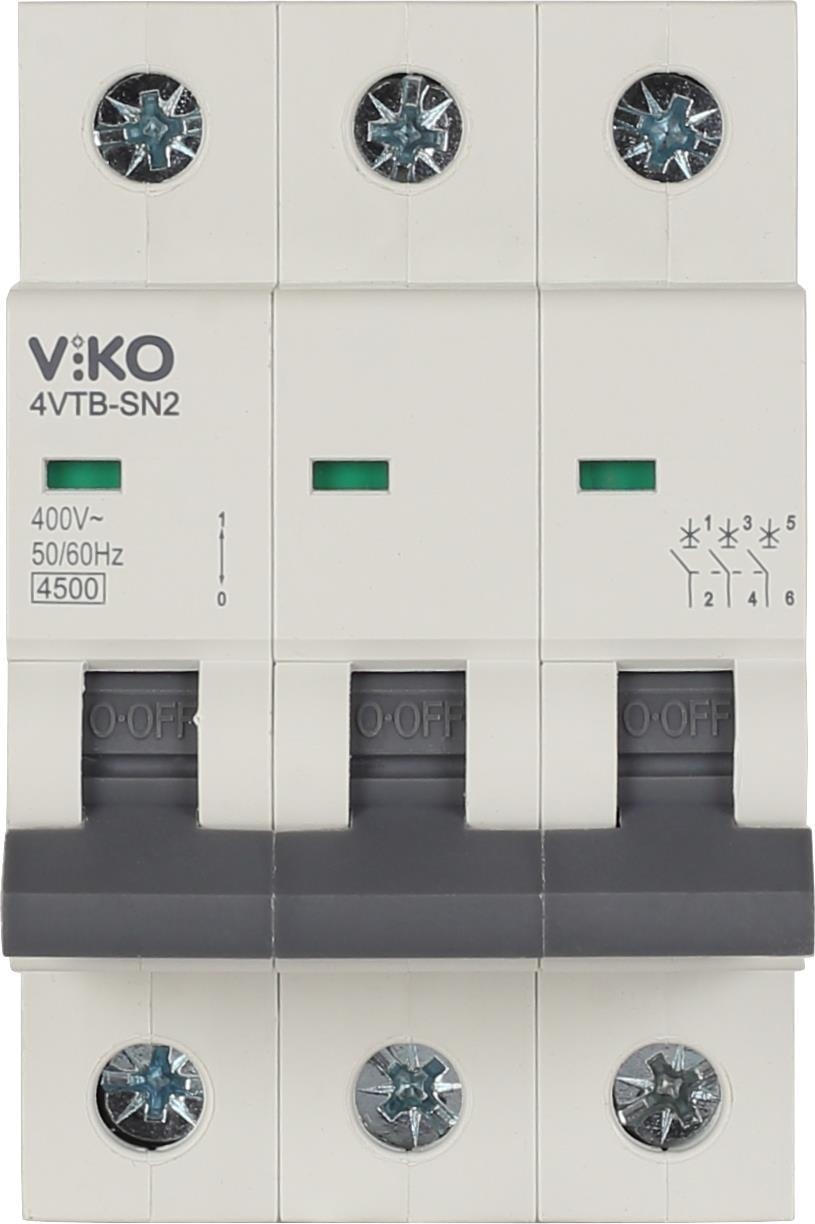 Otomatik Sigorta 3x25A B 4.5kA 4VTB-3B25