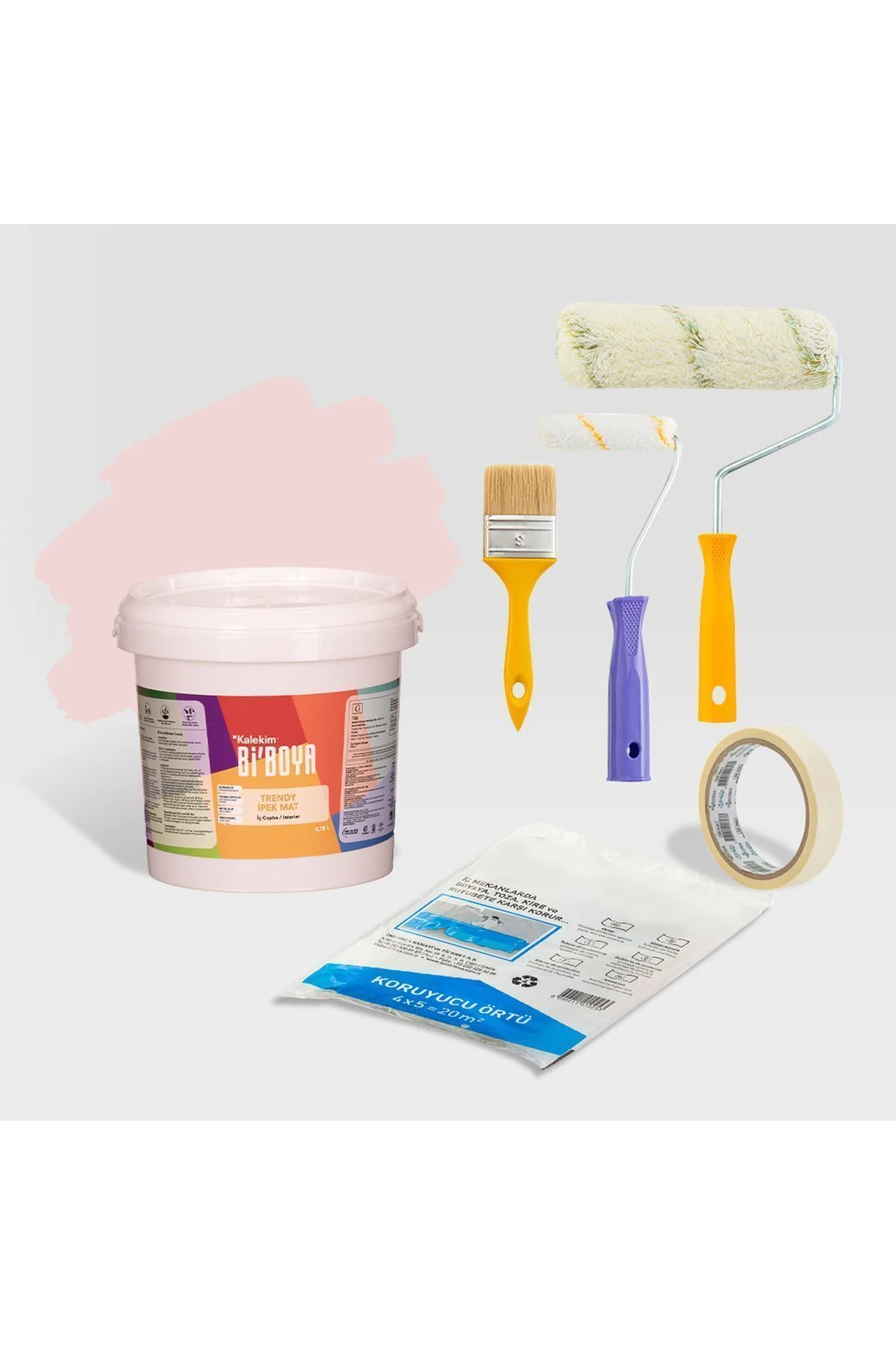 Tek Duvar Boyama Seti Gonca