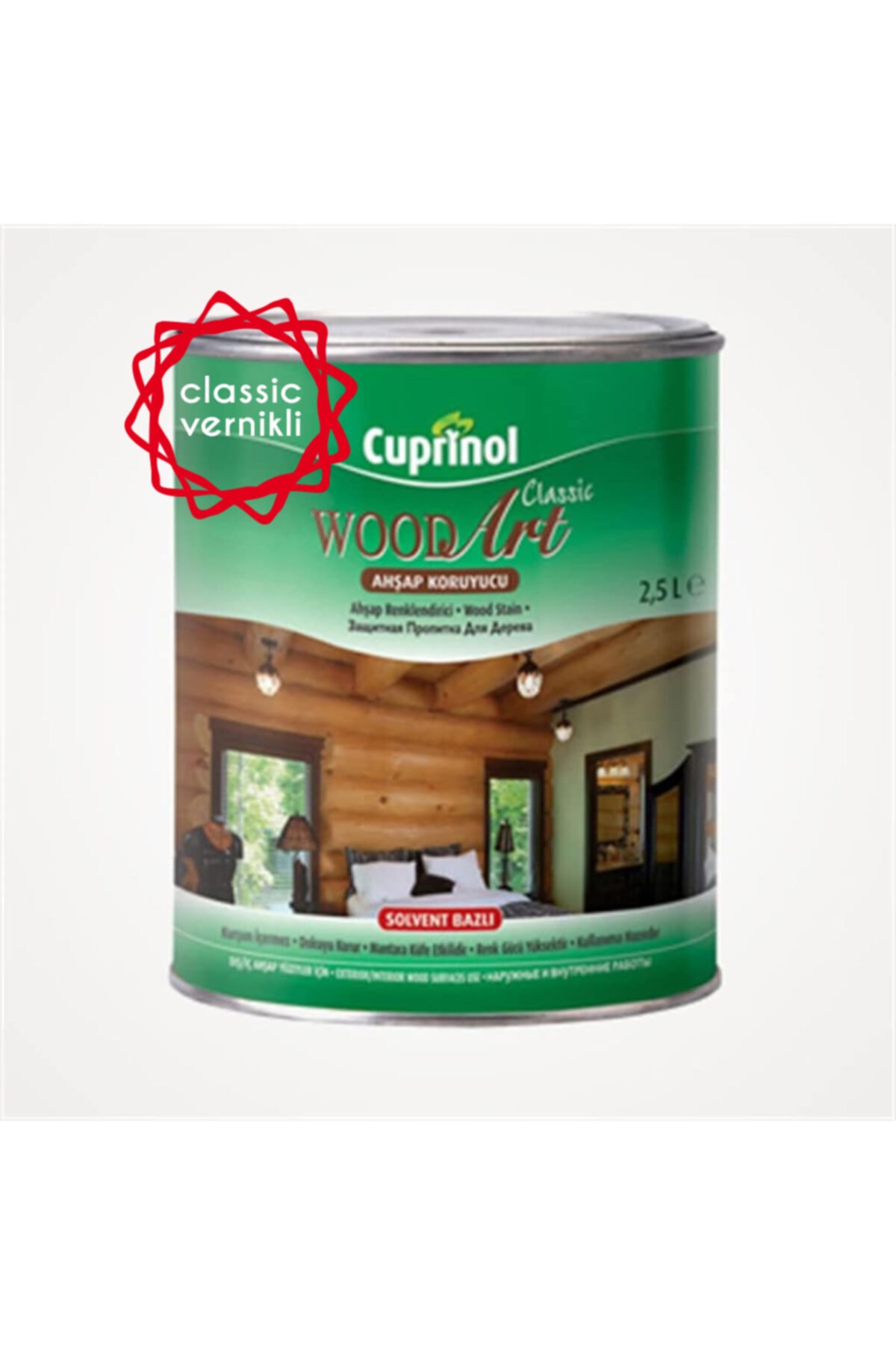 Cuprınol Woodart Vernıklı Naturel Şeffaf 15 Lt Ahşap Bakımı