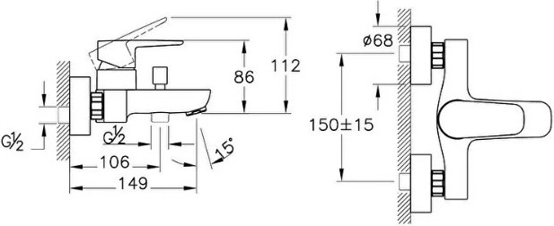 Flow Soft Banyo Bataryası Krom A42946