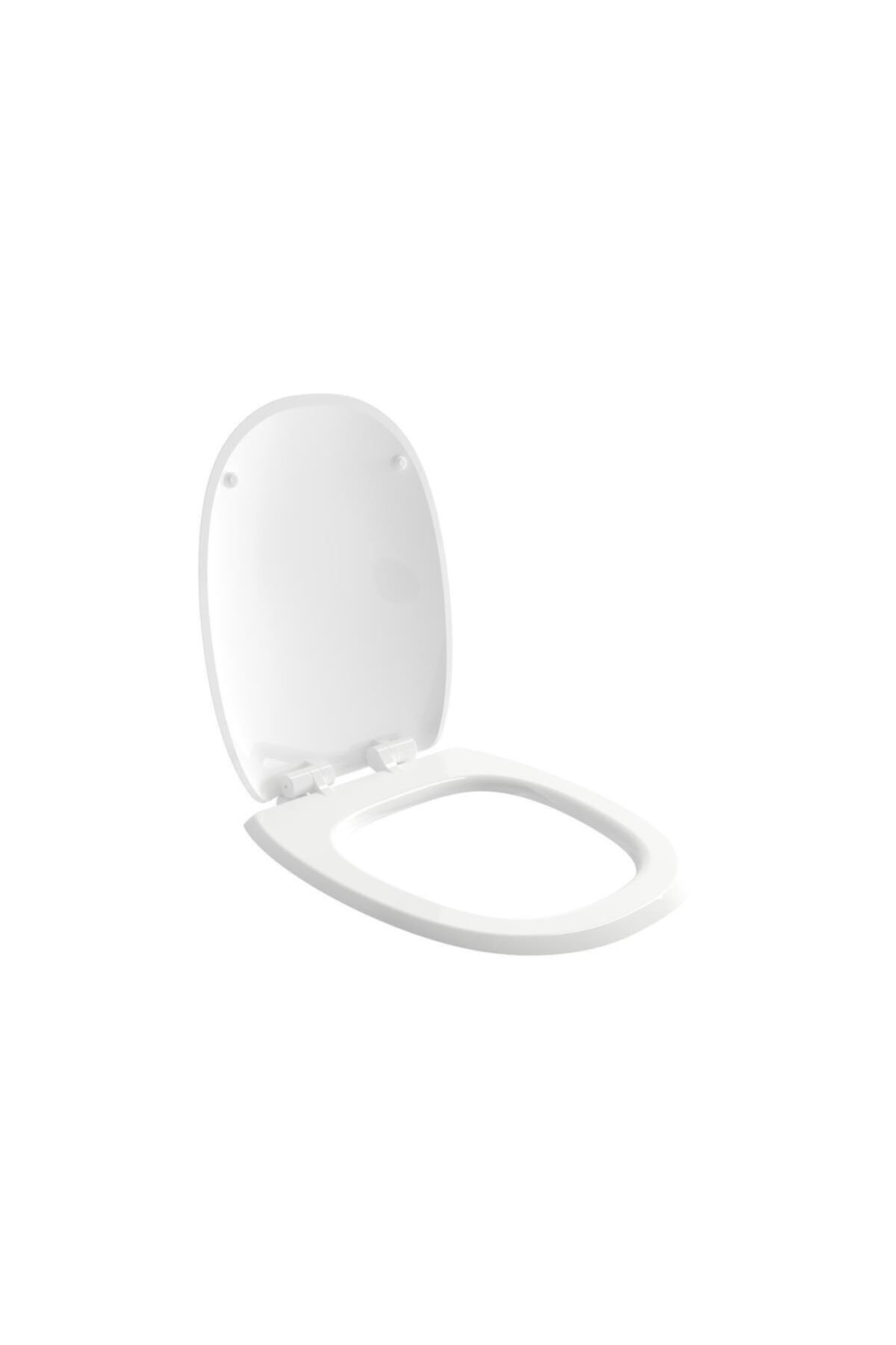 Strata Parlak Beyaz Rimless Asma Kanalsız Klozet Kapak Dahil 1412-001-0128