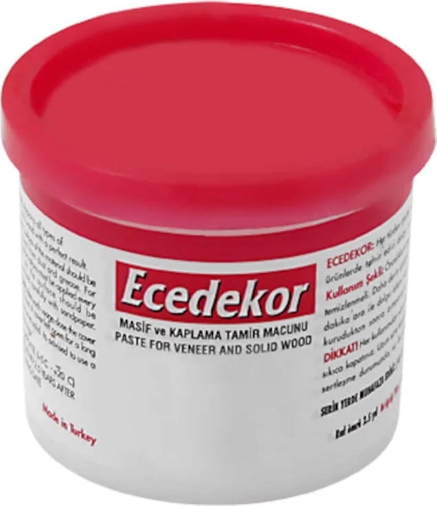 Ece Dekor Ahşap Tamir ve Dolgu Macunu 200gr Beyaz
