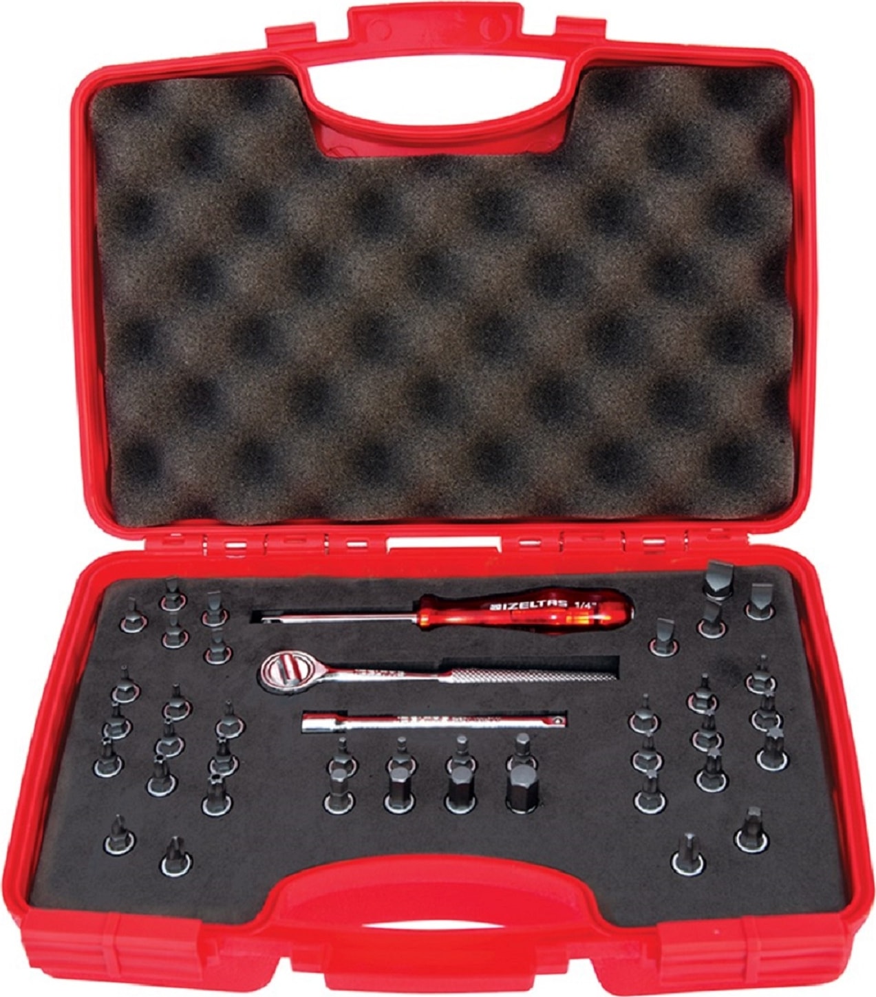 İZELTAŞ 1107 00 1042 Bits Uçlu Lokma Takımı 1/4" 42 Parça