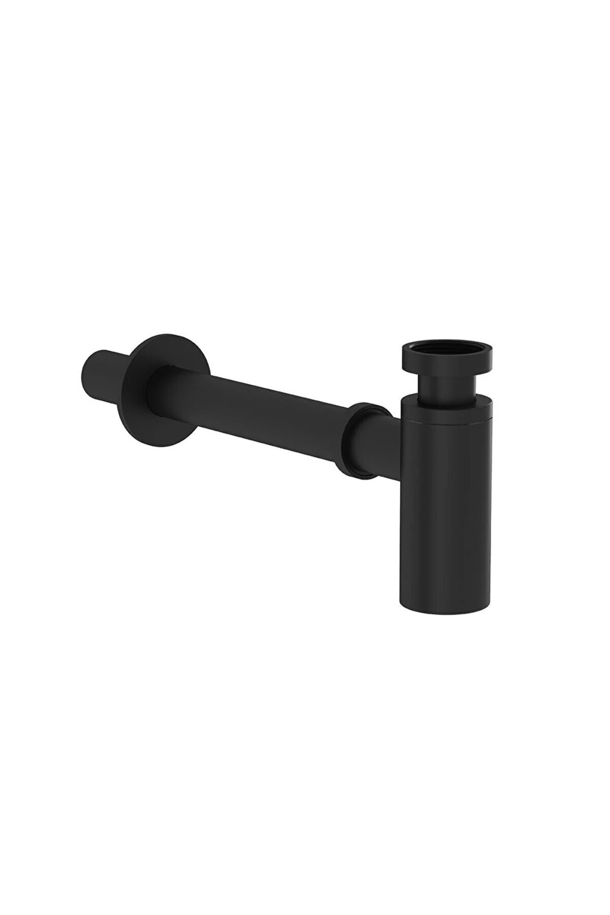 Origin A4512336 Lavabo Sifonu, T Tipi, Mat Siyah