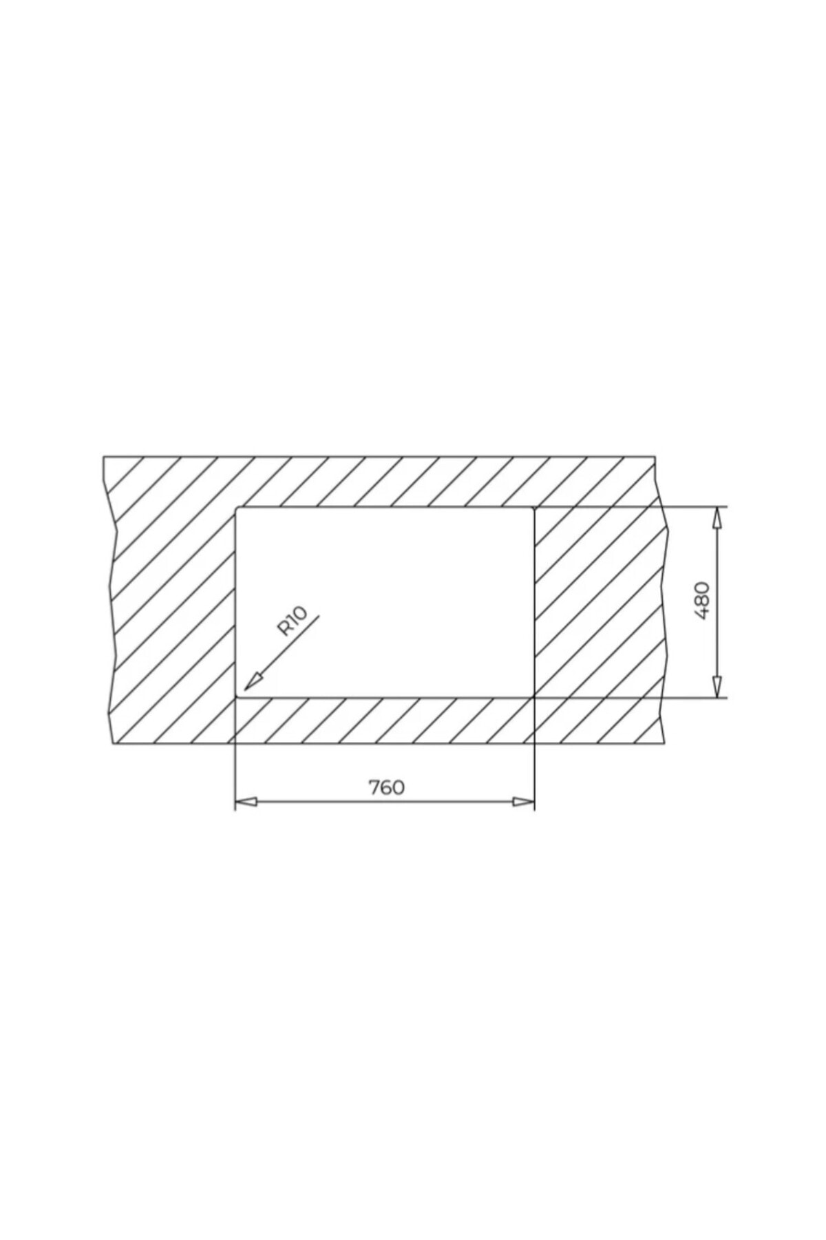 Stone 60 S - Tg Metalik Siyah Tek Hazneli Tek Damlalıklı Tegranite Eviye