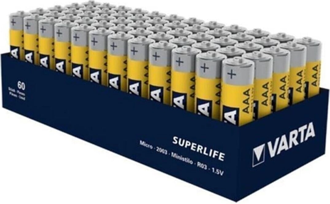 Varta Superlıfe Çinko Aaa Ince Kalem Pil 60LI Paket