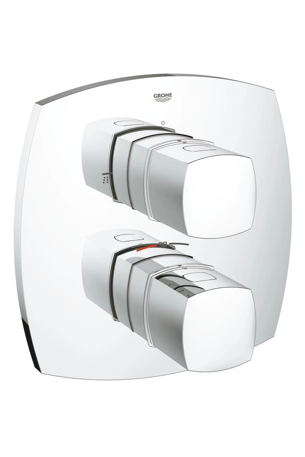 Grandera 2 Yollu Yön Değiştiricili Termostatik Banyo/duş Bataryası 19948000