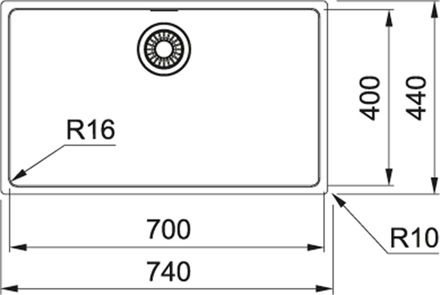 Maris Mrx 110-70 Paslanmaz Çelik Evye